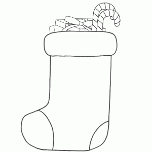 Christmas stocking coloring pages Coloring Pages & Pictures