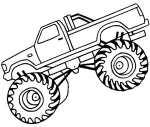 Get This Printable Monster Truck Coloring Pages Online 12904