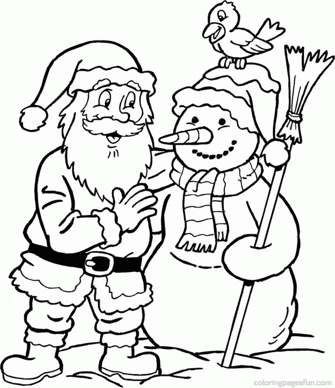 Lego Christmas Coloring Pages