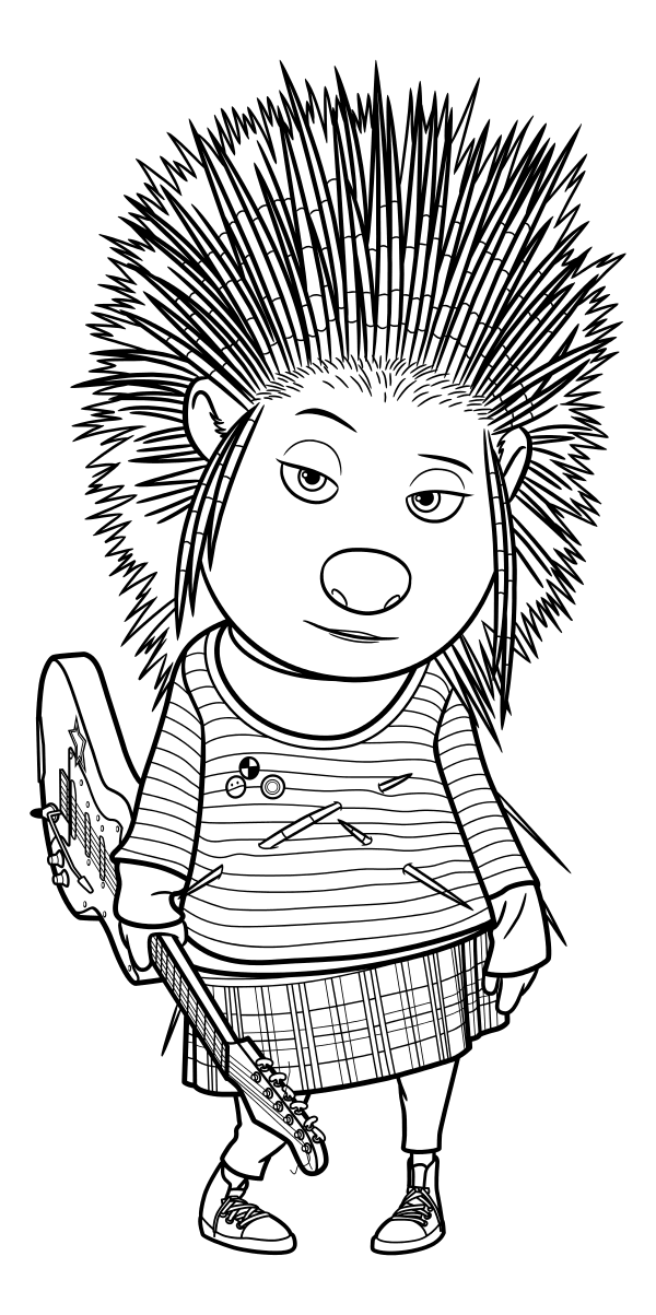 Sing 2 Coloring Pages