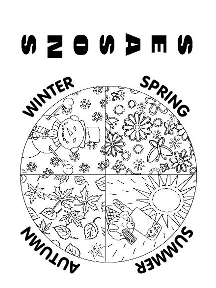 Coloring Pages For Seasons