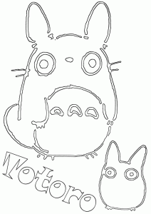 Totoro coloring pages Coloring pages to download and print