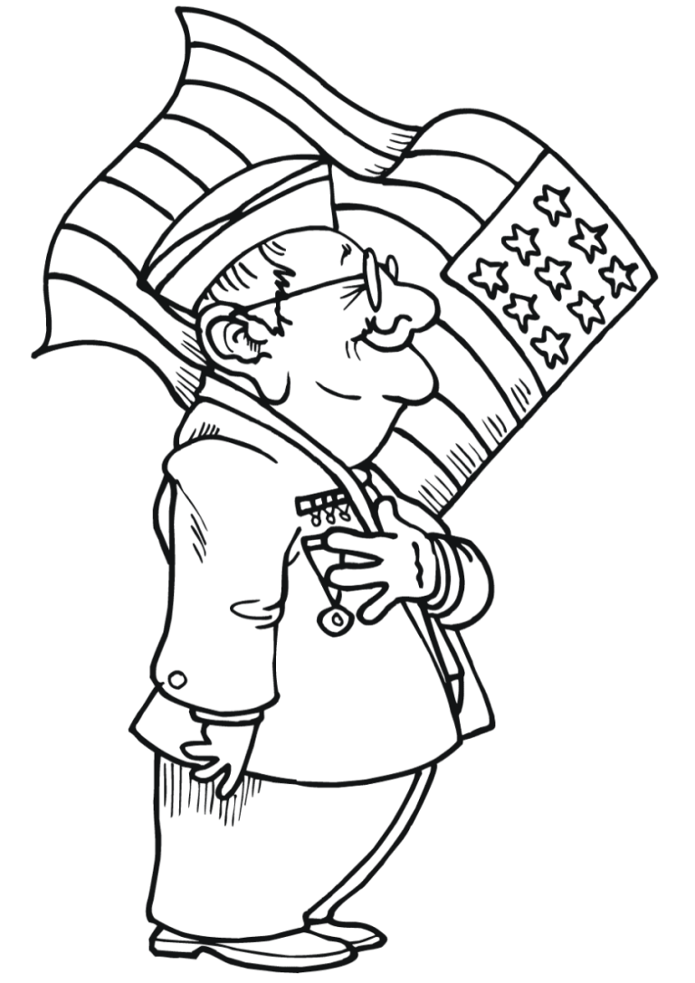 Coloring Pages Veterans Day