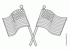 American Flag Coloring Pages Ideas
