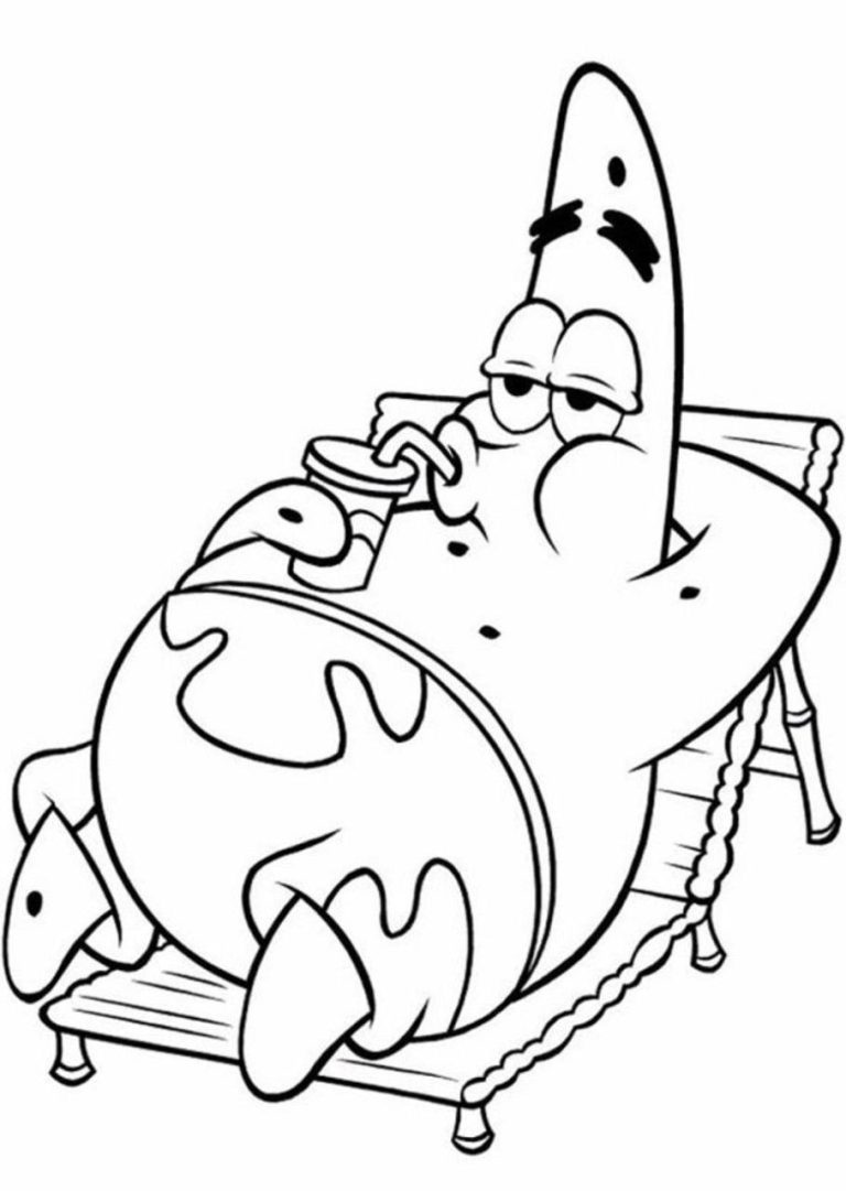 Patrick Coloring Pages