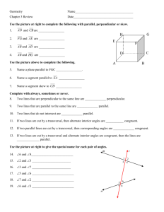 Gina Wilson All Things Algebra Unit 3 Parallel And Perpendicular Lines