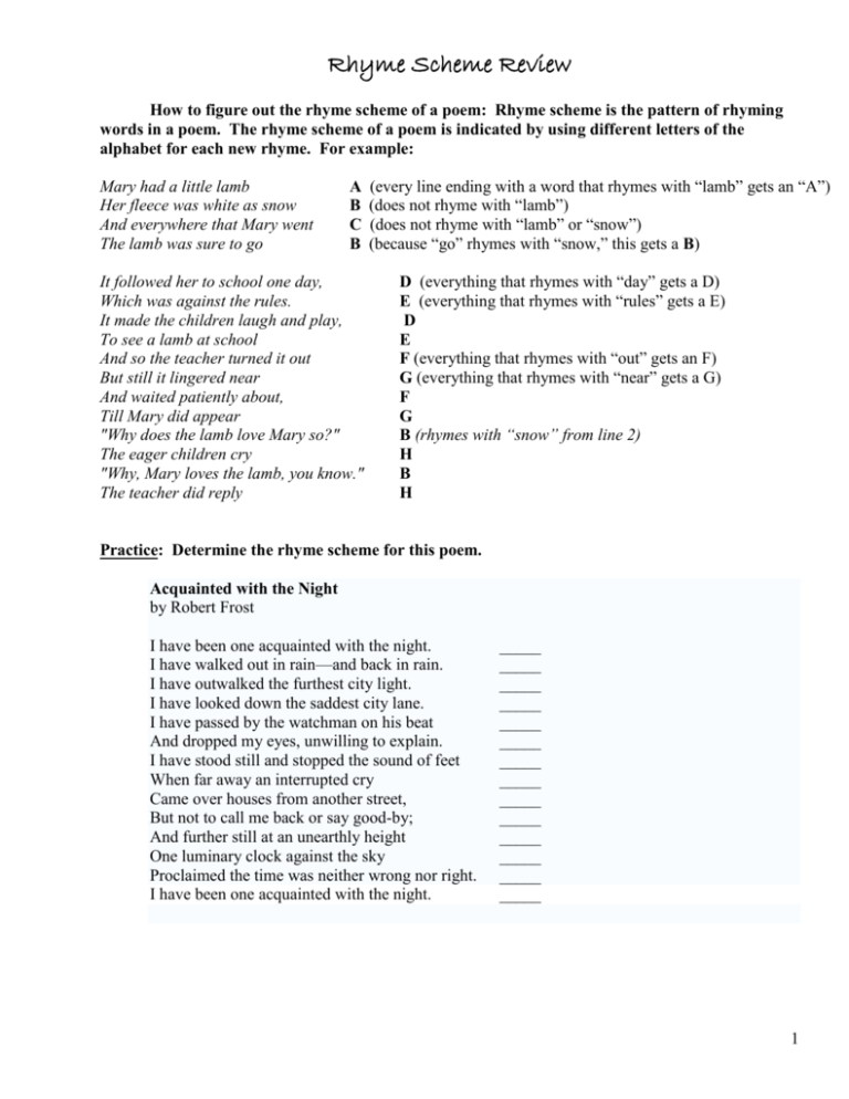 How To Read A Poem Worksheet Answers