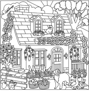 20 Cottagecore Coloring Pages Printable Coloring Pages