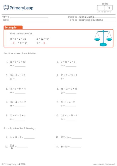 one step equation multiplication and division one step equations