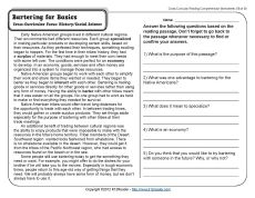 5th Grade Social Studies Reading Comprehension Worksheets Pdf