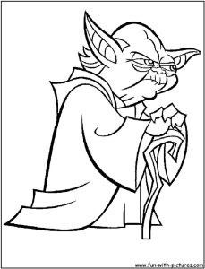 Star wars yoda coloring pages download and print for free