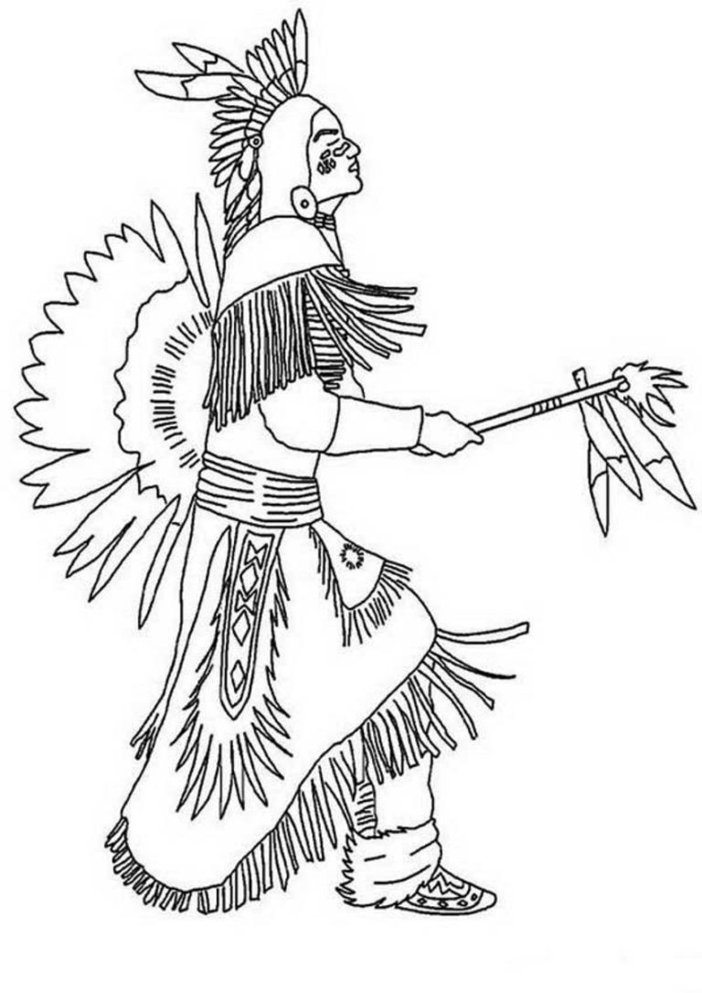 Coloring Pages Native American
