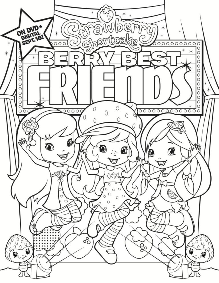Friendship Bff Coloring Pages
