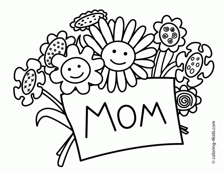 Mommy Coloring Pages