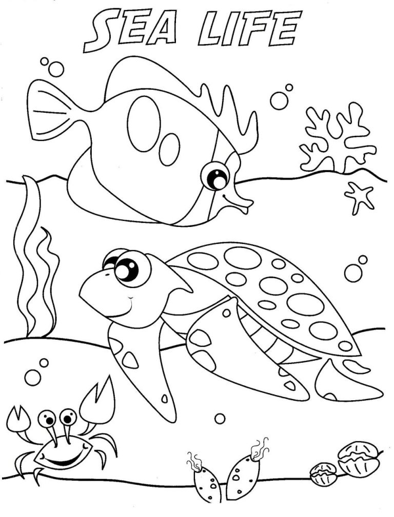 Under The Sea Color Pages