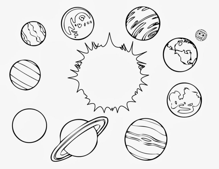 Coloring Pages Of The Planets