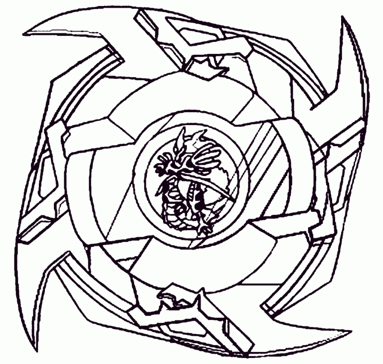 Beyblades Coloring Pages