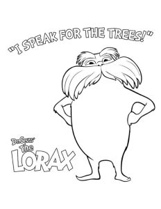 Free Printable Lorax Coloring Pages For Kids Dr seuss coloring pages