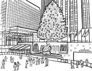 New York City Coloring Book Start Spreadn' The News YouColor