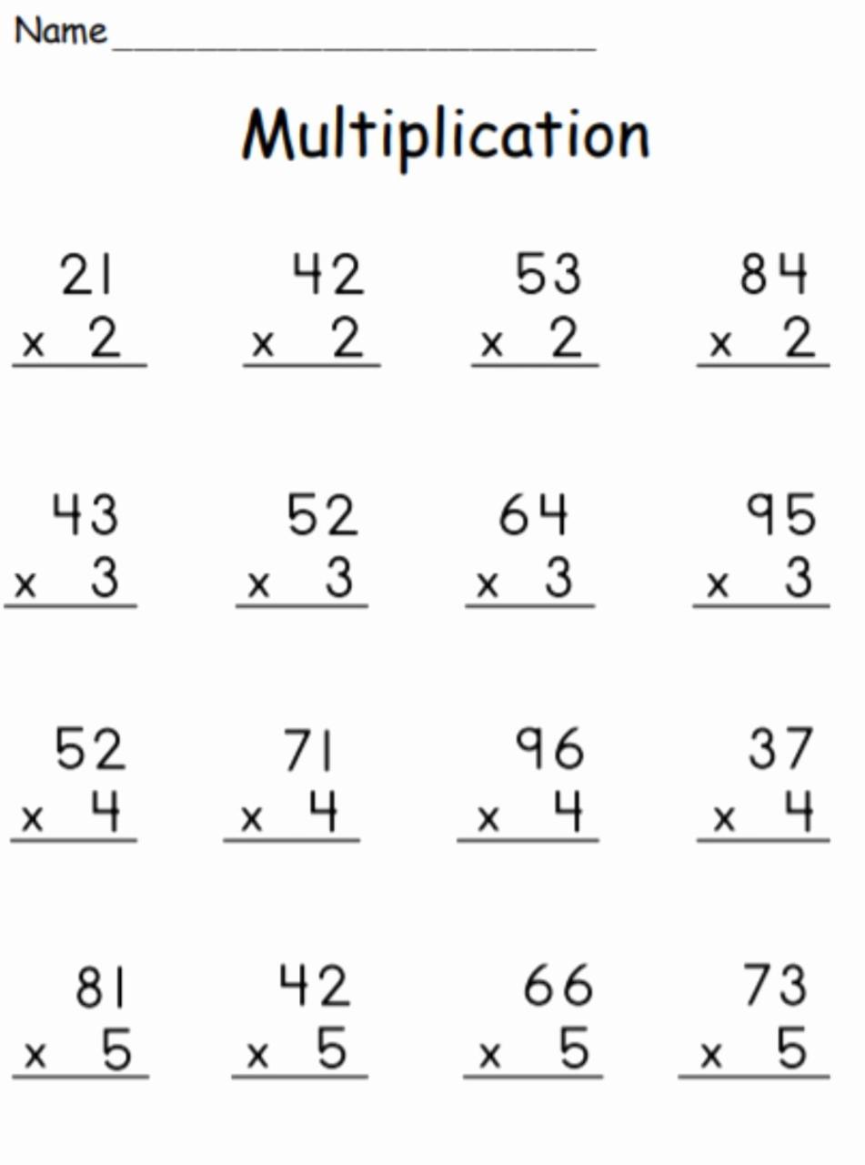 Multi-Digit Multiplication Worksheets