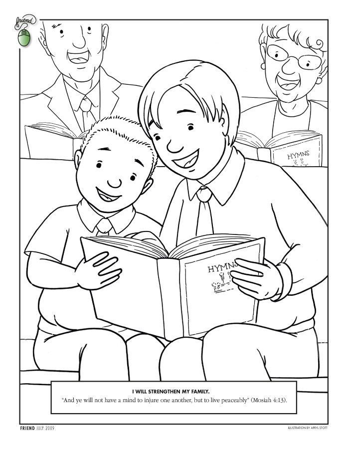 37 Inspirational Lds Coloring Pages Lds coloring pages, Bible
