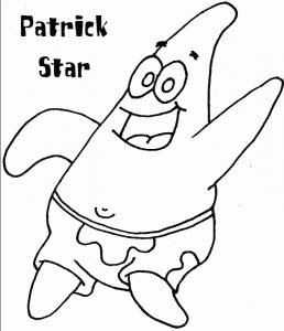 Patrick coloring pages to download and print for free