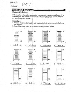Lab Equipment Worksheet Answer Reading Significant Figures Worksheet in