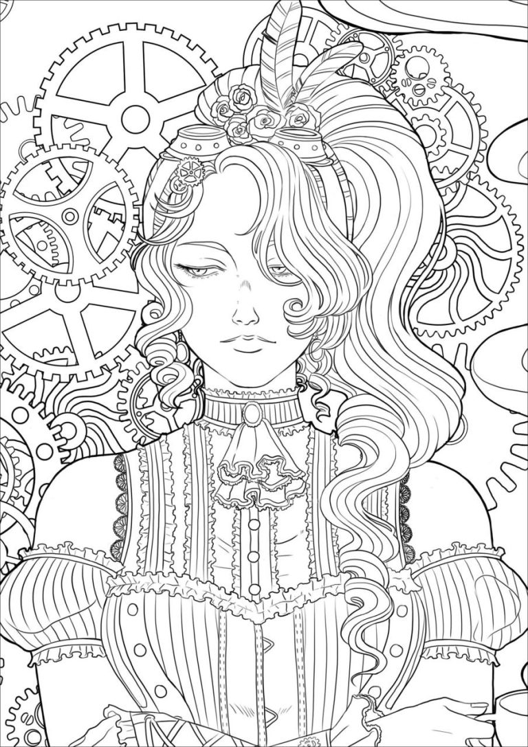 Steampunk Coloring Pages