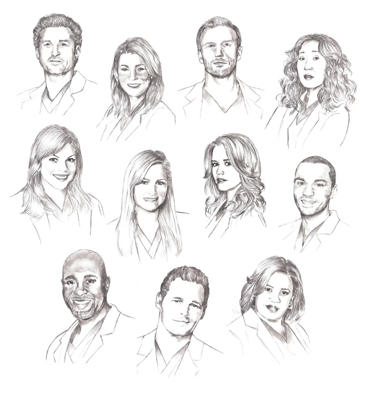 Grey's Anatomy Coloring Pages