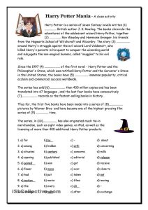 Harry Potter Reading Comprehension Worksheet PRESSLY WEB