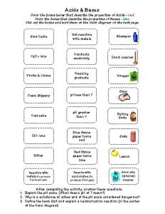 Chapter 19 Acids Bases And Salts Worksheet Answers worksheet