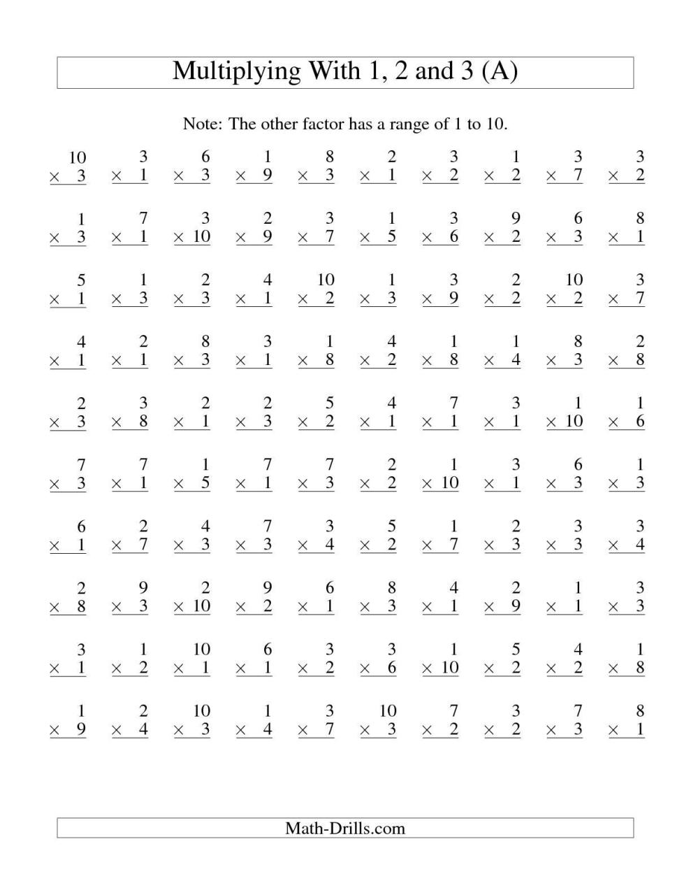 Multiplication Worksheets Printable 2s Learning How to Read