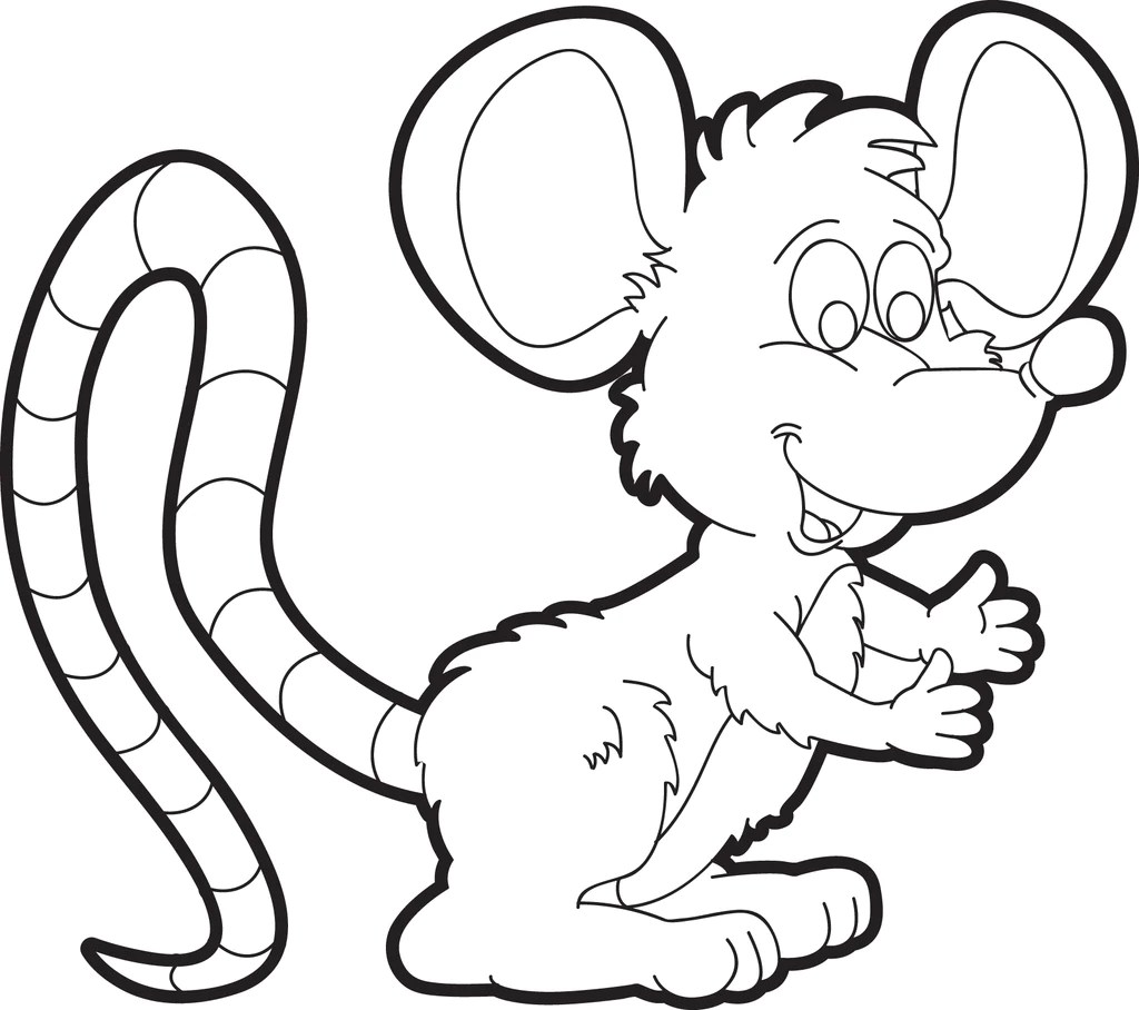 Printable Mouse Coloring Page for Kids SupplyMe