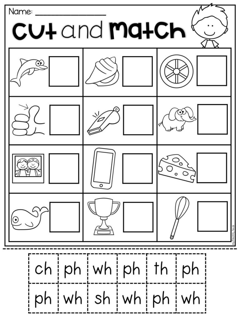 Ph Wh Phonics Worksheet