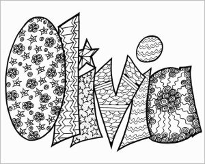 Create Your Own Name Coloring Page Unique Coloring Book DIY Name