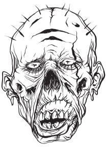 Demon Creepy Monster Coloring Pages