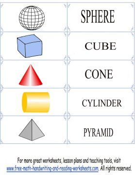 Printable 2d And 3d Shapes Worksheets Pdf