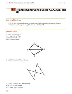 Asa And Aas Congruence Worksheet Answers —