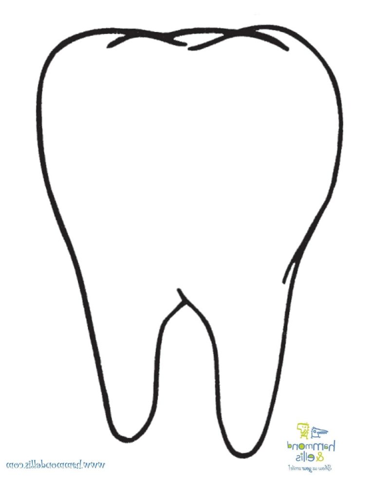 Teeth Coloring Pages