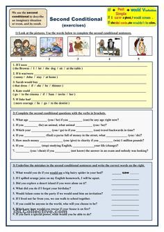First And Second Conditionals Worksheet