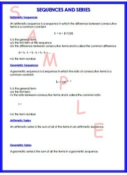 Arithmetic And Geometric Sequences And Series Worksheet Pdf