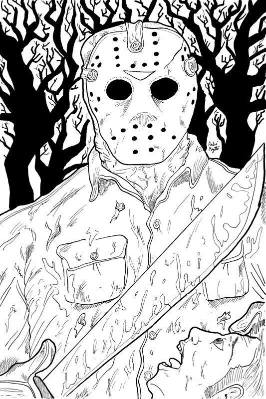 Coloring Pages Of Horror Movies