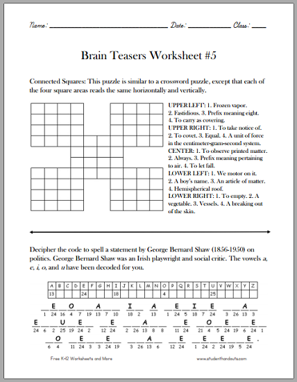 5th Grade Critical Thinking Worksheets Pdf