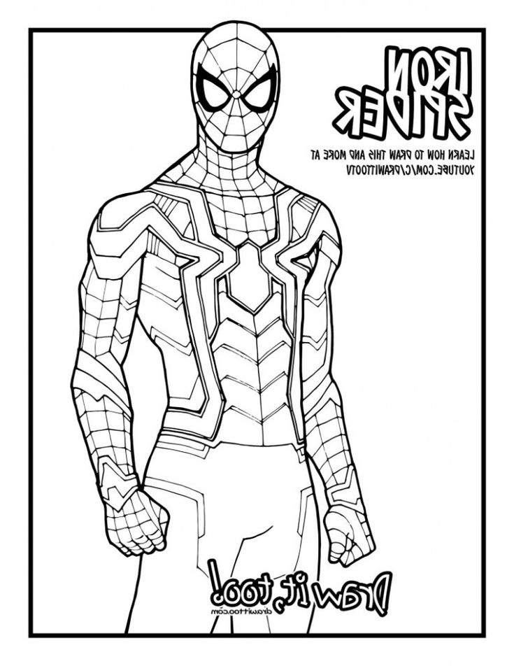 Iron Man Spiderman Coloring Pages