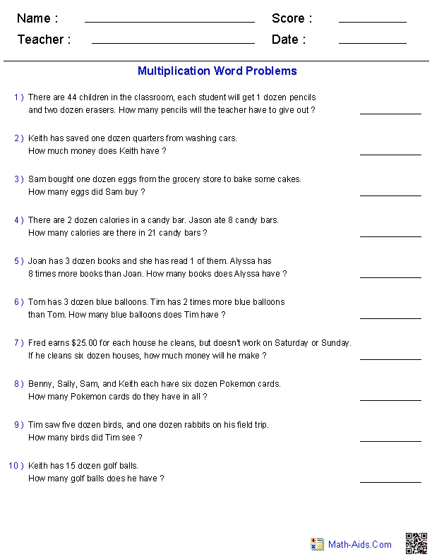 6th Grade Algebra Word Problems Worksheet Pdf