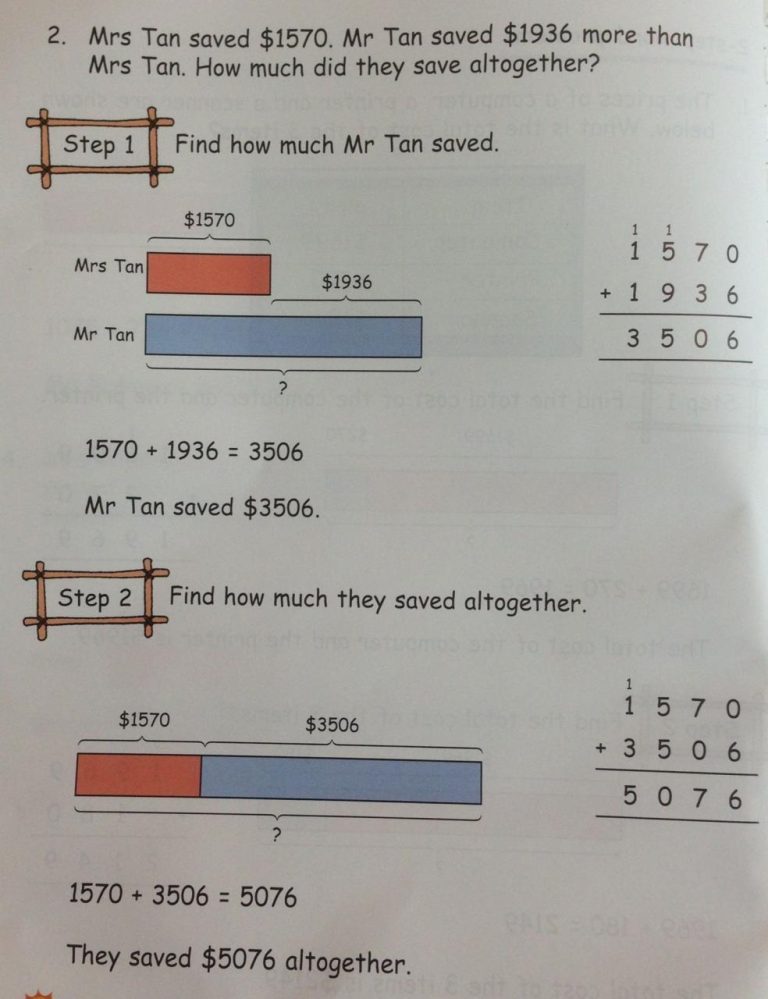 Singapore Math Worksheets Grade 4 Pdf