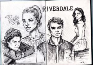 Riverdale Sketch by steph Riverdale, Riverdale characters, Sketches