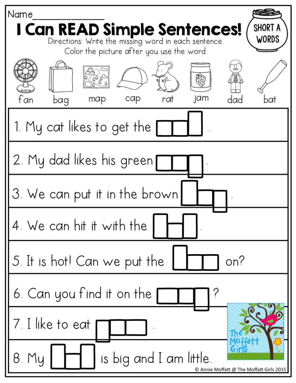 Basic Beginner Simple Sentences For Grade 1