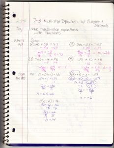 Ms. Jean's Classroom Blog 73 Solving Multistep equations with