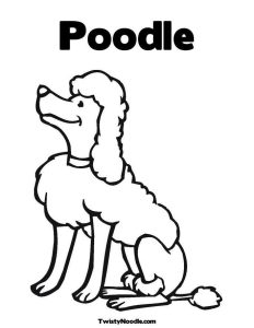 собаки — Яндекс.Диск Poodle drawing, Animal coloring pages, Dog